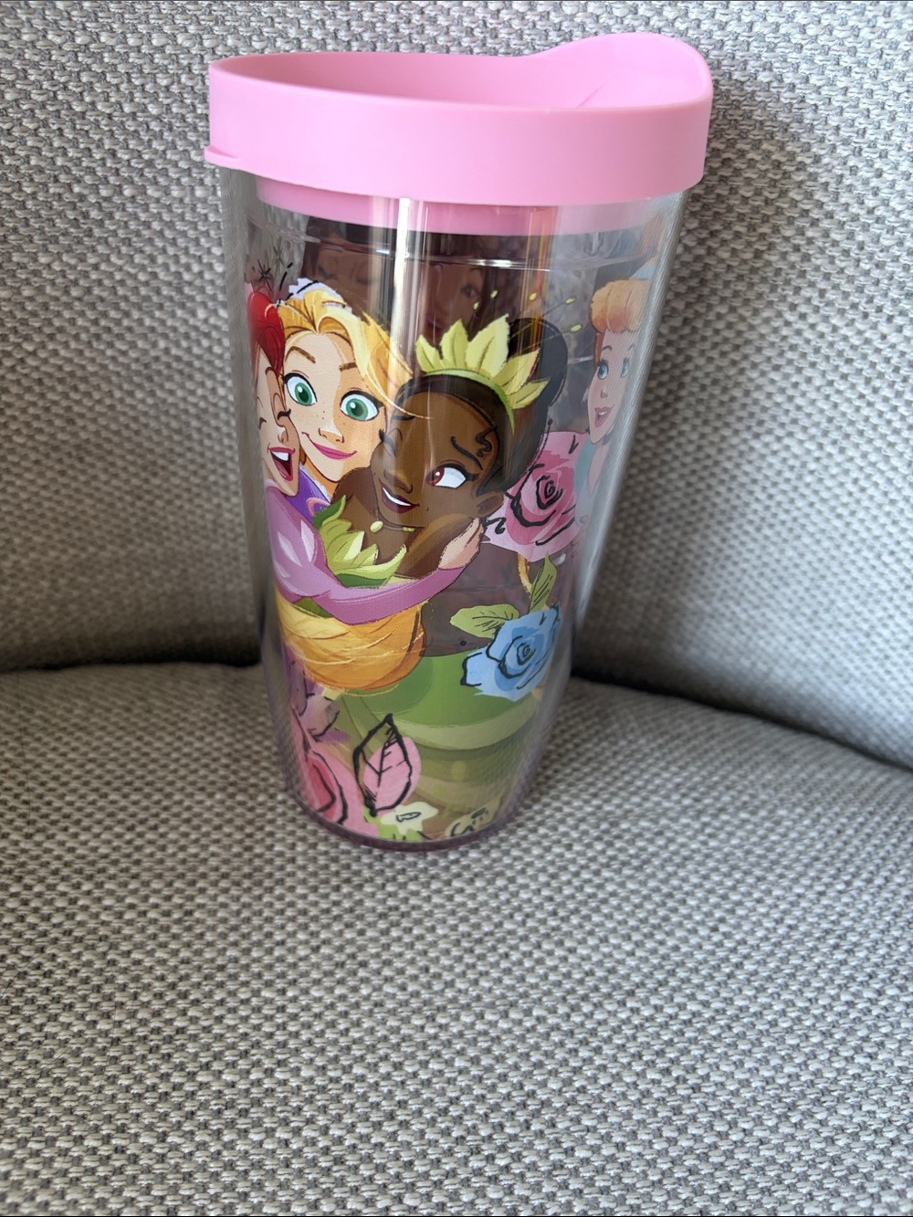 Pink-Lid Princess Character Tervis Tumbler